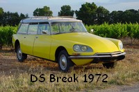 DS Break 1973 jaune ...